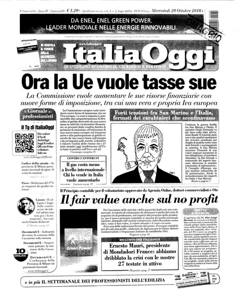 Italia oggi : quotidiano di economia finanza e politica